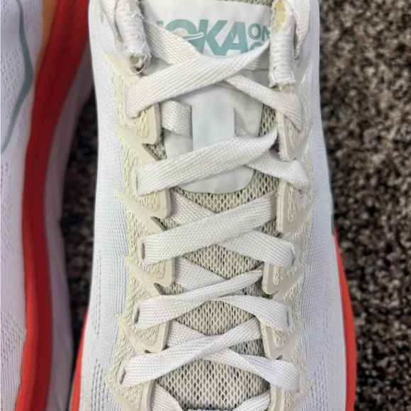 Hoka One One Mach 4 Mens White Fiesta ProFly Running Shoes Size 11.5 - Picture 2 of 8